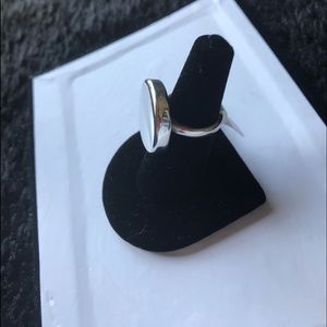 Sterling Silver Round Ring